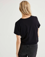 Load image into Gallery viewer, Boxy Crop Tee - Black
