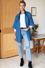 Load image into Gallery viewer, Denim Layering Jacket - Indigo
