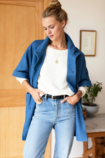 Load image into Gallery viewer, Denim Layering Jacket - Indigo
