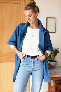 Denim Layering Jacket - Indigo