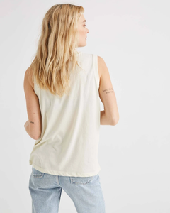 Easy Muscle Tank - White Sage