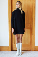 Load image into Gallery viewer, Edie Dress - Black Ponte
