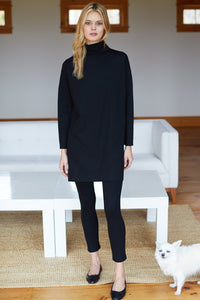 Edie Dress - Black Ponte