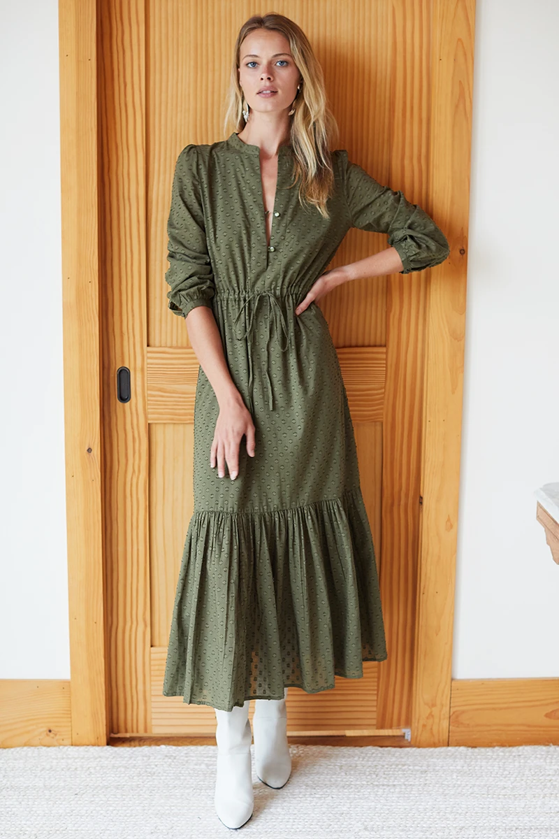 Frances Dress 2 - Moss