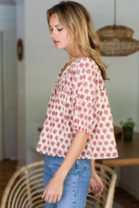 Puff Isla Top - Alma Print